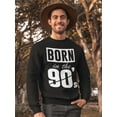 thumbnail image 2 of Born In The 90's Sweatshirt Men -GoatDeals Designs, Male 3X-Large, 2 of 4