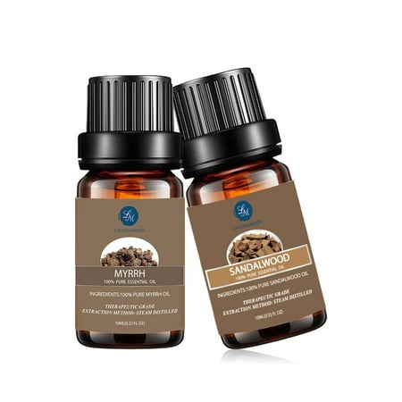 Myrrh Essential Oil,Premium Natural Sandalwood Essential Oils 0.33 fl