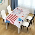 thumbnail image 7 of Coolnut Independence Day Rectangle Tablecloth Spill-Proof Polyester Table Cloth Table Cover for Kitchen Dining Picnic Holiday Party Decoration,54"x54", 7 of 7
