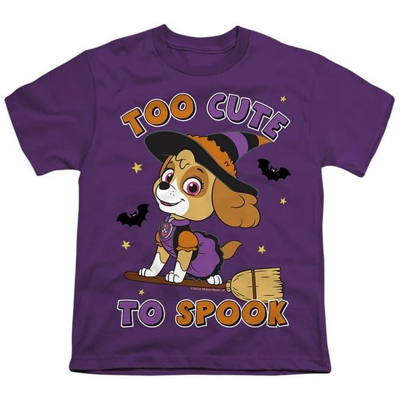 Paw Patrol Spooky Skye Kids T Shirtfor Youth Toddler Boys and GirlsPurple