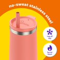 thumbnail image 4 of Vaso Radiant Bubba 946 ml Thermos Coral Goma, 4 of 7