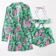 thumbnail image 5 of Gibobby Bañador de Bikini Traje de baño con borde nuevo para mujer Bikini de piezas Estampado de flores Cordón con cordones Traje de baño(Verde,G), 5 of 5