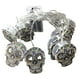 thumbnail image 2 of Cadena de Luces de Calavera de Halloween, 10 Luces Led Colgantes Luminosas Multicolores de Terror de 1,5 M, Decoraciones Espeluznantes Listas para Usar para Fiestas de Halloween En Interiores y Exter, 2 of 6