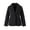 Black, variant on Womens Wool Blend Pea Coat L Notched Collar Cropped Short Jacket Relaxed Fit Fall Winter Casual Outerwears (Grey M)