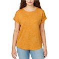 thumbnail image 2 of Buffalo David Bitton Ladies' Crewneck Top Size: M, Color: Floral Outline, 2 of 4
