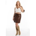 thumbnail image 2 of June & Vie Women's Plus Size Pointelle Cropped Sweater, 2 of 5