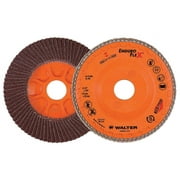 Walter 15R708 ENDURO-FLEX Abrasive Flap Disc - [Pack of 10] 80 Grit, 7 in.