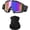 Black/Colorful Lens, variant on Goggles Dirt ATV Off-Road Riding Motocross Glasses with Sun UV Protection Gaiter Cover