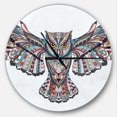 thumbnail image 1 of DesignArt Owl on the Grudge Large Wall Clock, 1 of 2