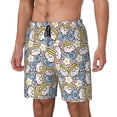 thumbnail image 2 of Fotbe Cute Rabbit Men’s Swim Trunks Quick Dry Swim Shorts Board Shorts with Mesh Lining-Large, 2 of 9