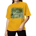 thumbnail image 2 of Vincent Van Gogh Bridge Landscape Women's T-shirt, 2 of 3