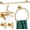 Brushed Gold, variant on 5 Pieces Bathroom Hardware Accessories Set Brushed Nickel, 24Inch Round Towel Racks Set for Bathroom, SUS304 Stainless Steel Towel Bar Set,Toilet Paper Holder with Shelf Wall Mounted