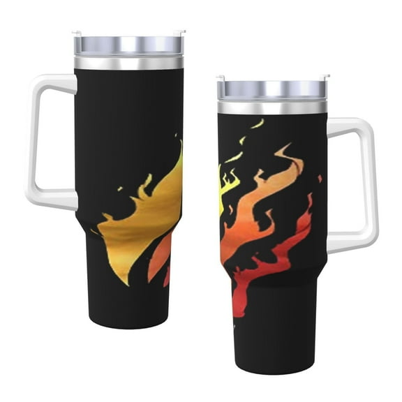 Lazy Tribe Preston-Playz 40 Oz Tumbler With Handle And Straw Double Wall Stainless Steel Sublimation Tumbler With Handle Leakproof,Bpa-Free,Keep Cold Hours