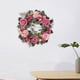 thumbnail image 3 of Guirnalda artificial de 45 cm, arreglos florales, guirnalda colgante, corona de flores Rosado, 3 of 9