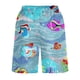 thumbnail image 5 of Puntoco Pantalones Cortos Con Estampado Hawaiano Para Hombre, Pantalones Cortos Con Bolsillo Y Cordón, Color Xxxxl, 5 of 5