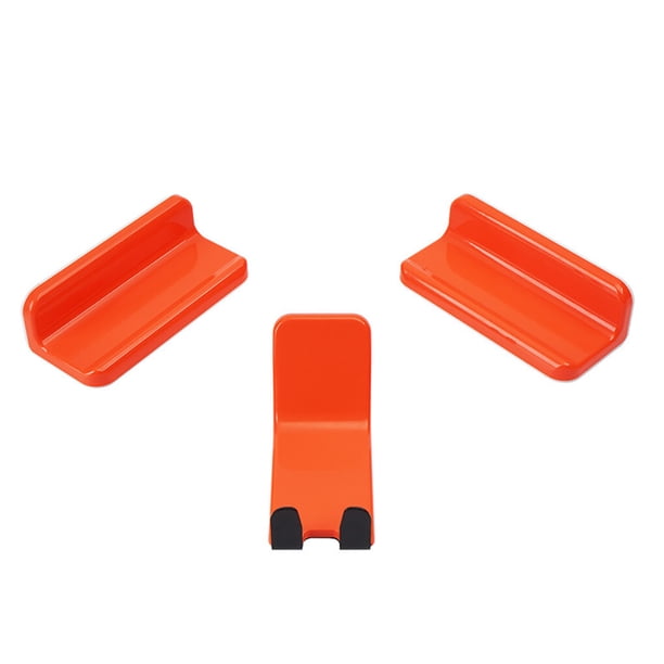 Wosthever 1 Juego de accesorios de montaje en pared para bicicleta, estante de almacenamiento Simple y práctico para interiores, accesorios de Ciclismo Naranja