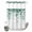 Sage Green, variant on No Hook Shower Curtain, Eucalyptus Leaves Shower Curtains for Bathroom with See Through Top Window, Green Botanical Summer Spring Leaves Waterproof & Washable Bath Curtain Small Stall 36"x78"
