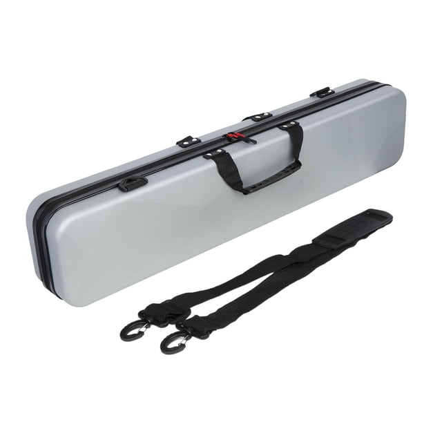 Langgg Boîtes de Queue de Piscine 1/2 Sac de Club Étui Rigide Imperméable Argenté Standard PVC Rangement Snooker Argenté Standard 85x12x18cm