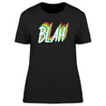 thumbnail image 1 of Blah Lettering Graphic Tee Women's -Image by Shutterstock, 1 of 1