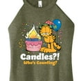 thumbnail image 3 of Garfield - Candles Who's Counting - Juniors High Neck Tank Top, 3 of 5