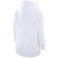 thumbnail image 3 of Women's G-III 4Her by Carl Banks  White Memphis Grizzlies Basketball Love Fleece Pullover Hoodie, 3 of 3