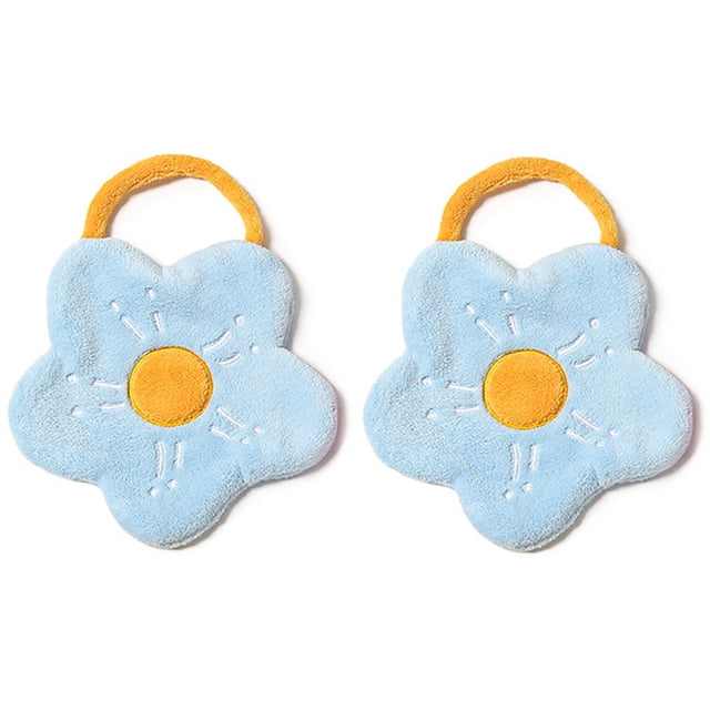 Toallas de mano colgantes con lazo para colgar, toalla absorbente para limpieza y secado del baño