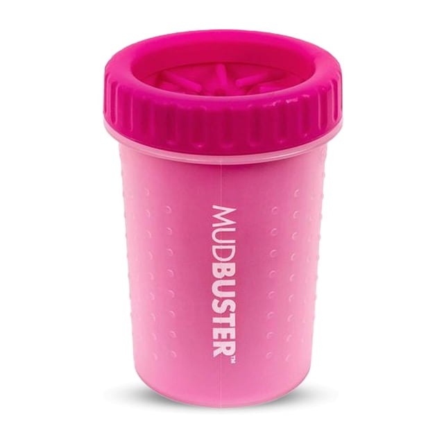 Limpiador Portátil Dexas Rosado Mediano para Patas de Perro