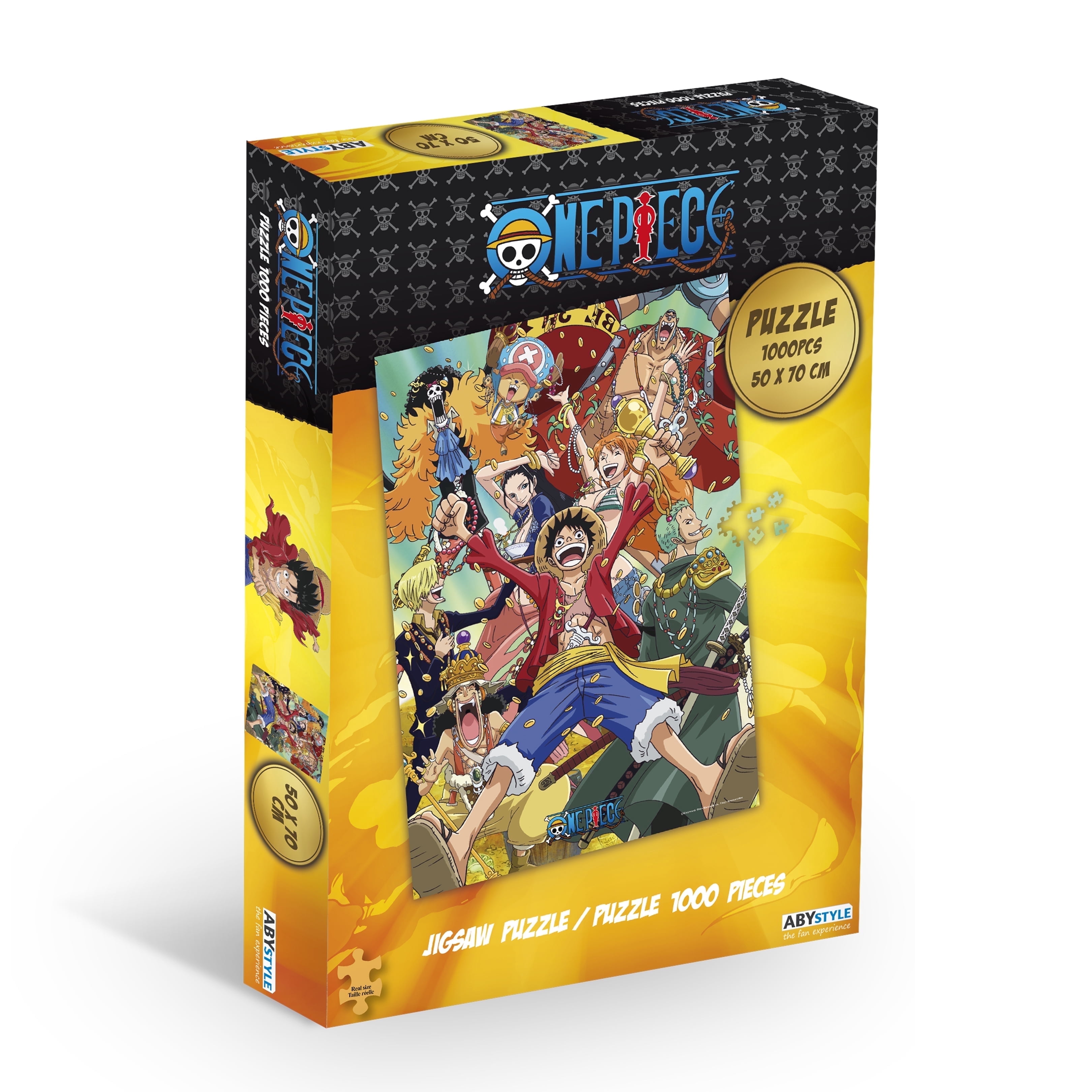 ABYstyle Officially Licensed One Piece Straw Hat Crew Jigsaw Puzzle 1000 Pcs. Anime Manga Merch Gift