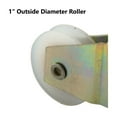 thumbnail image 4 of 1 in., Steel, Screen Door Roller Assembly with Polyethylene Roller, Moss (2-pack), 4 of 4