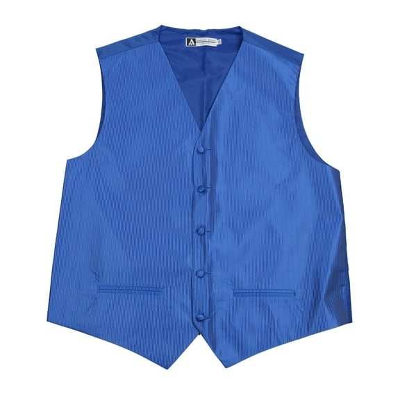 Men's Solid Formal Vest Royal Blue for Tuxedo and Suit