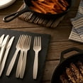 thumbnail image 5 of 250 pieces (50 sets) biodegradable paper plate set (extra long tableware), disposable tableware set, eco-friendly compostable plates and utensils including plates, bowls, forks, knives and spoons, 5 of 7