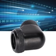 thumbnail image 4 of Water Cooled Connector, Water Cooled Adapter 360 Degree Rotating Strong Friction Easy To Install External G1/4  for Computer Water Cooling Black,Silver, 4 of 8