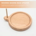 thumbnail image 3 of Raindrops Beading Tools for Jewelry Making Wood Bead Tray Rectangular Light Yellow 1Pack, 3 of 8