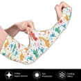 thumbnail image 3 of Picia Dinosaur Arm Sleeves for Men and Women - Tattoo Cover Up UPF 50+ Cooling Sports Sleeve for Basketball Golf Football-One Size, 3 of 8