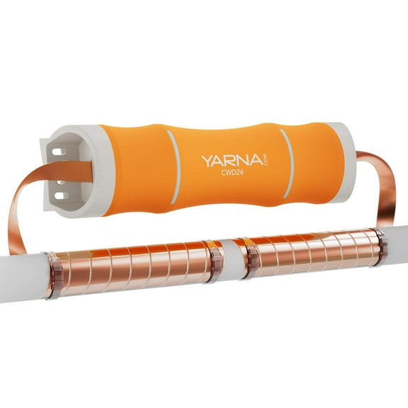 Capacitive Electronic Water Descaler System - Alternative Water Softener Salt Free for Whole House, Reduces the effects of Limescale and Rust formation [CWD24, Max 1" Pipe]