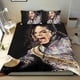 thumbnail image 1 of MICHAEL JACKSON Conjunto de sábanas temático, trío de piezas, cómodo y amigable con la piel, diseño único, regalo de decoración para el hogar para familiares, amigos y fans,135X200cm, 1 of 6