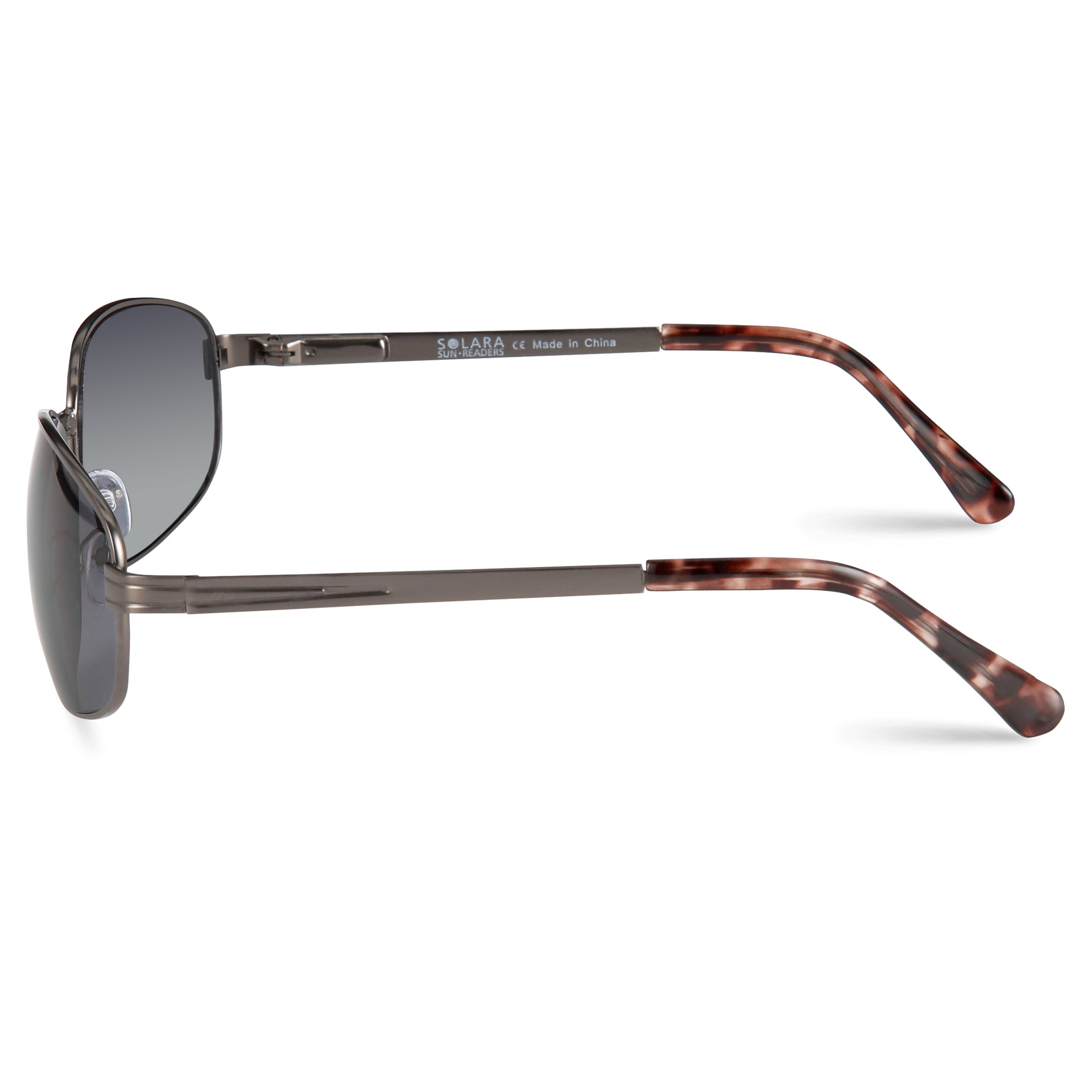 Solara Unisex Full Rim Sunglass Readers, 2.5