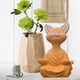 thumbnail image 2 of Césped paisaje meditando animal estatua frente patio trasero escultura adorable ornamento estante encimera decoración decoración naranja Scienceny HA009960-02, 2 of 6