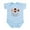 Sky Blue, variant on CafePress - Peace Love Veterinary Medicine Infant Bodysuit - Baby Light Bodysuit, Size Newborn - 24 Months