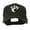 Black, variant on Bowling Ball with 4 Pins Embroidered Cap - Black OSFM