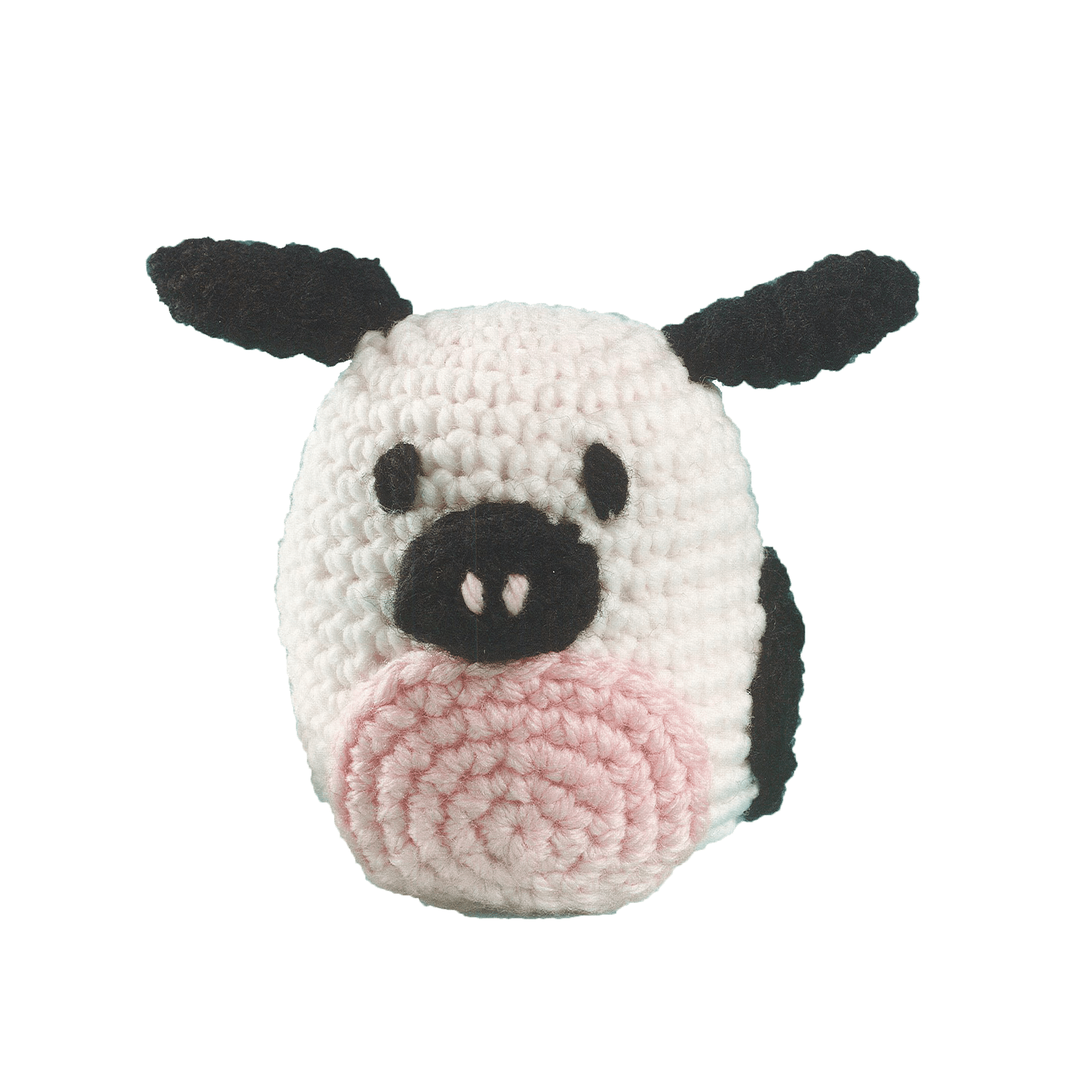 Leisure Arts Make A Little Friend Pudgie Cow Crochet Kit