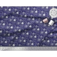 thumbnail image 2 of Soimoi Poly Georgette Fabric Leaves & Floral Block Print Fabric by The Yard 52 Inch Wide, 2 of 3