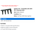 thumbnail image 2 of Ignition Coil - Compatible with 2009 - 2011 Chevy Aveo 2010, 2 of 2