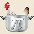 thumbnail image 3 of CafePress - Chicken Pot Pi Light T Shirt - Men's Classic Graphic T-Shirt, 3 of 4