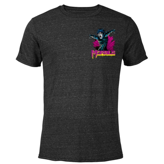 Marvel Morbius Retro 90s Comic Art - Short Sleeve Blended T-Shirt for Adults - Customized-Black