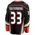 thumbnail image 3 of Men's Fanatics Jakob Silfverberg Black Anaheim Ducks Breakaway Player Jersey, 3 of 3