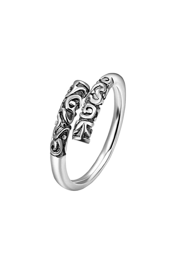 Vintage Men's Stainless Steel Sun Wukong Monkey King Punk Biker Ring Silver Size 8