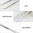 thumbnail image 2 of PBPBOX Lizard Feeding Tongs Tools Stainless Steel Silver for Reptiles 2Pcs, 2 of 7