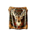 thumbnail image 2 of FastXmas Christmas Throw Blanket Decoration,Christmas Theme Blanket,Reindeer,Gift Box,Pine Tree Printing Xmas Blanket, Cosy and Soft Flannel Blanket for Couch Sofa,Bedroom,Office Napping,28 x 39 Inch, 2 of 7