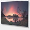 thumbnail image 2 of Purple Tinged Spring Mountains - Landscape Artwork Canvas, 2 of 3